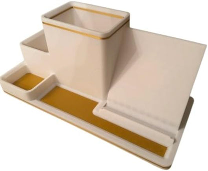 Modern Desk Organizer with Phone Stand