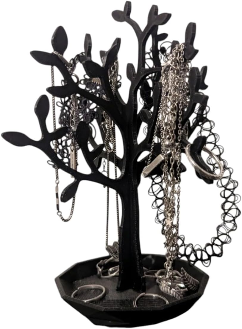 Jewelry Tree Organizer - Branch Stand with Tray