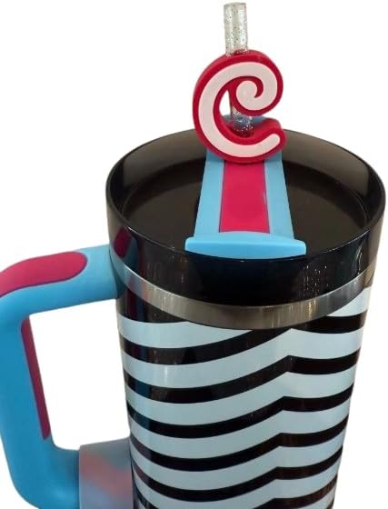 Custom Alphabet Straw Topper