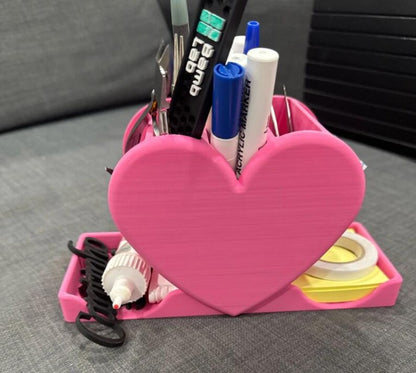 The LoveStation Organizer | Heart Desk Organizer