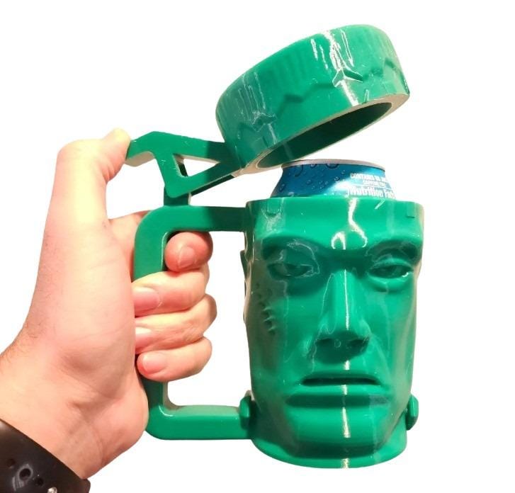 Frankenstein Can Coozie - Flip-Top Drink Holder