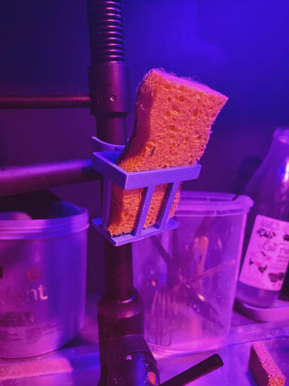 Faucet-Mounted Sponge Holder - Sink Drying Caddy