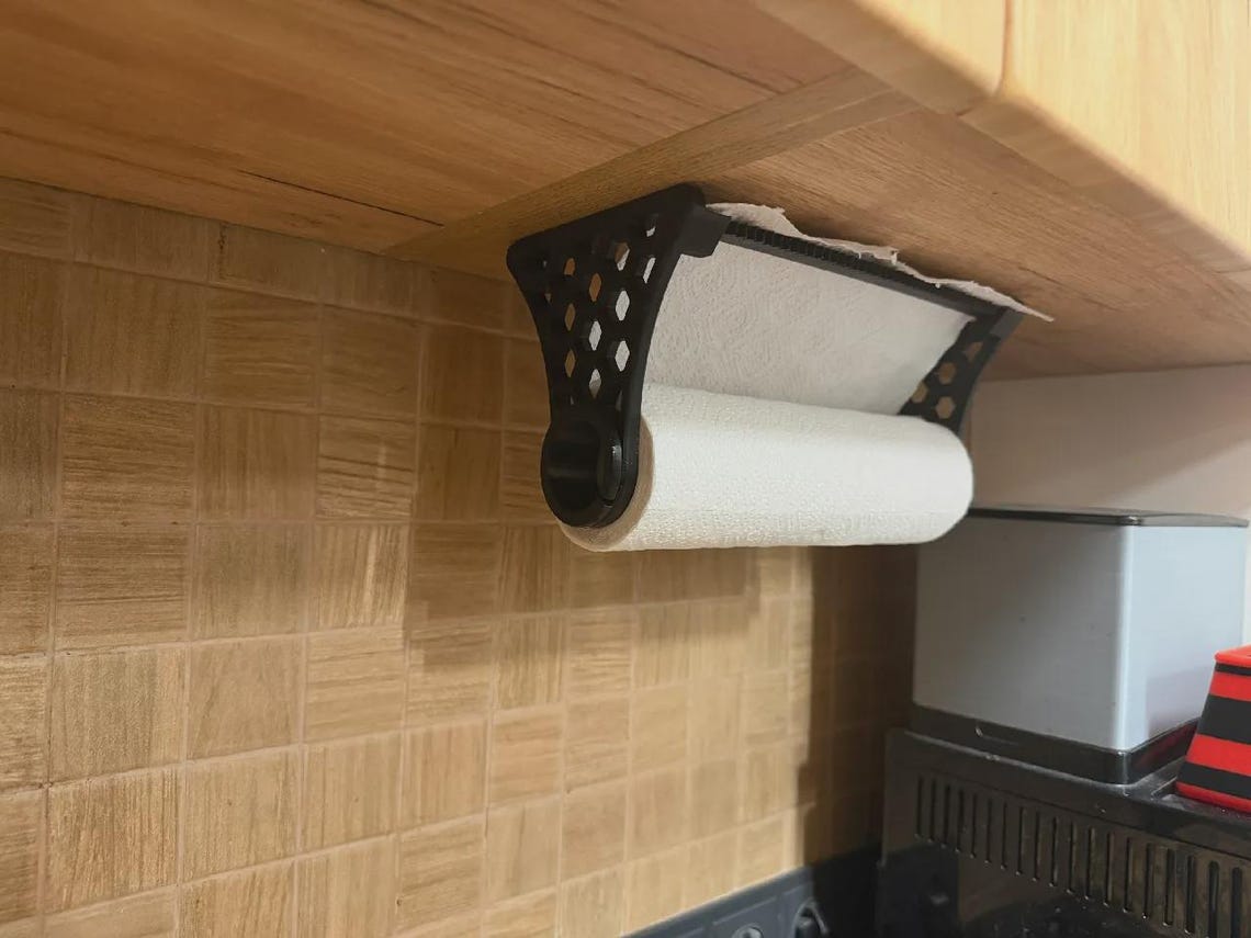 Wall-Mounted Paper Towel Holder - Quick-Change Organizer