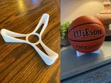 Minimalist Basketball Display Stand