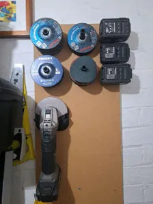 Angle Grinder Wall Mount Holder - 125mm Tool Organizer