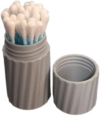 Travel Cotton Swab Case - Screw-Top Container