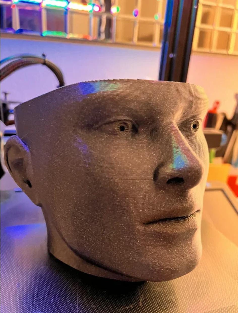 Binge Watcher’s Human Head Popcorn Bowl