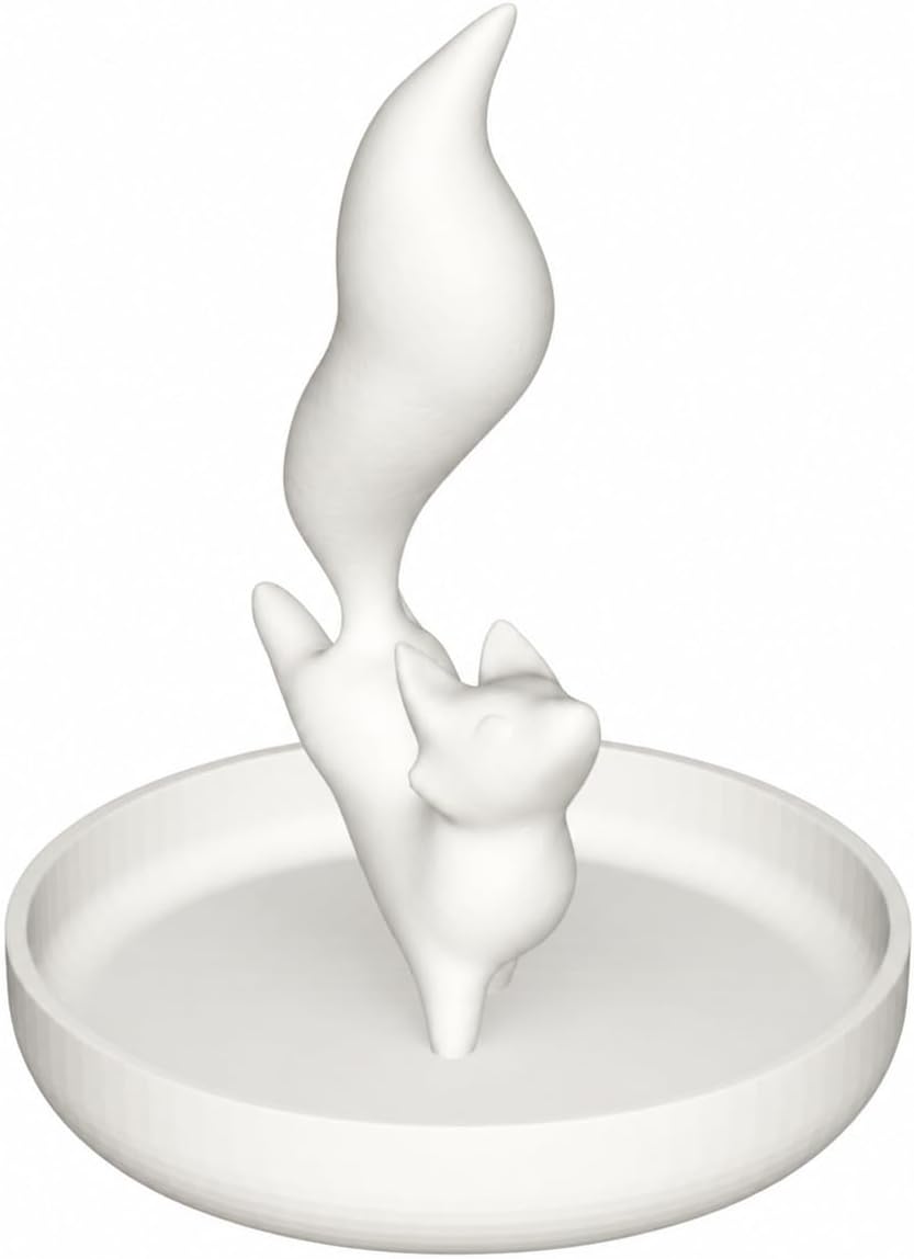 Dancing Fox Ring Dish - Jewelry & Trinket Holder