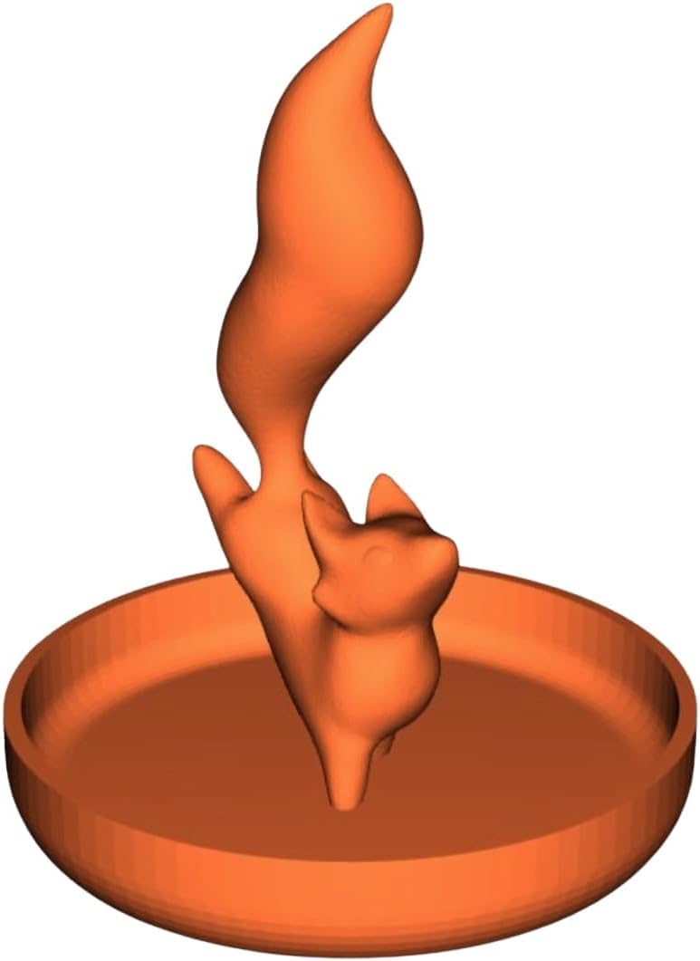 Dancing Fox Ring Dish - Jewelry & Trinket Holder
