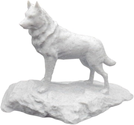 Husky Statue - 5-Inch Figurine on Rock Base