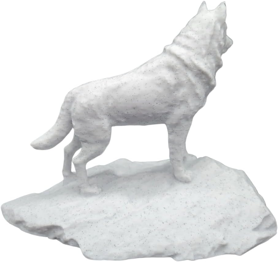 Husky Statue - 5-Inch Figurine on Rock Base