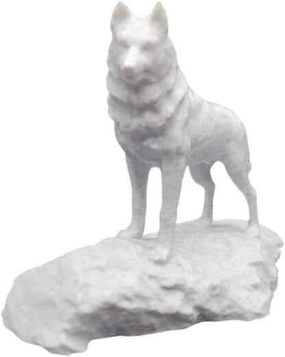 Husky Statue - 5-Inch Figurine on Rock Base