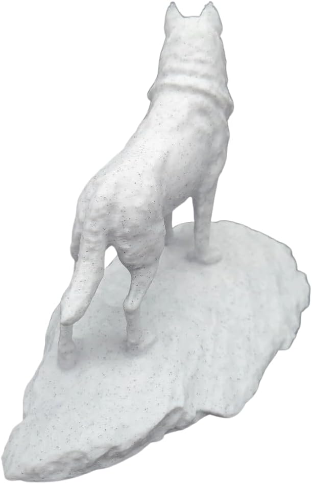 Husky Statue - 5-Inch Figurine on Rock Base