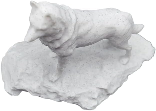 Husky Statue - 5-Inch Figurine on Rock Base
