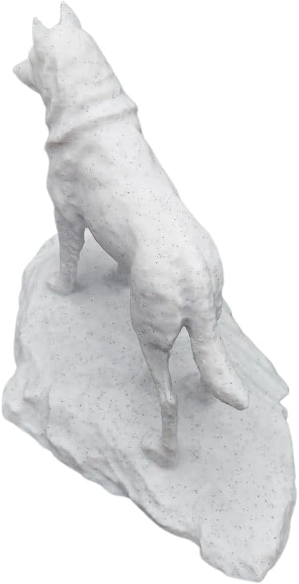 Husky Statue - 5-Inch Figurine on Rock Base