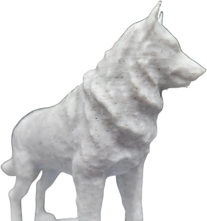 Husky Statue - 5-Inch Figurine on Rock Base