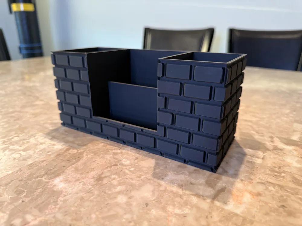 Brick Texture Remote Control Holder