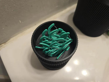 Floss Pick Organizer Cup - Bathroom Counter Holder
