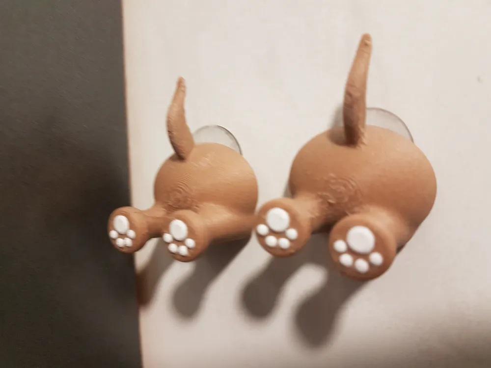 Dog and Fox Toothbrush Holders - Set of 2