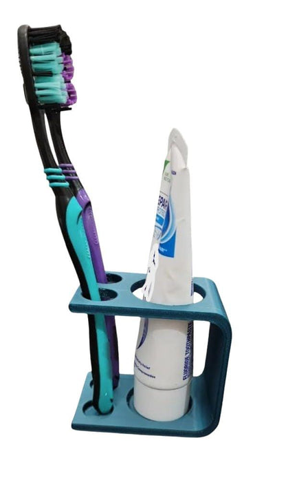 Toothbrush and Toothpaste Holder - Compact Caddy