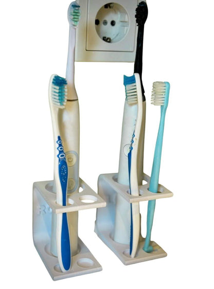 Toothbrush and Toothpaste Holder - Compact Caddy