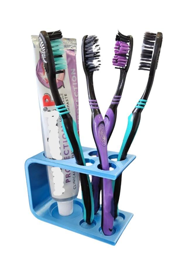 Toothbrush and Toothpaste Holder - Compact Caddy