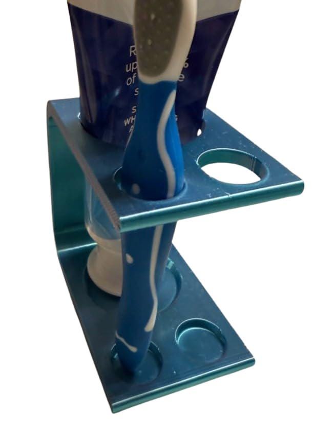 Toothbrush and Toothpaste Holder - Compact Caddy