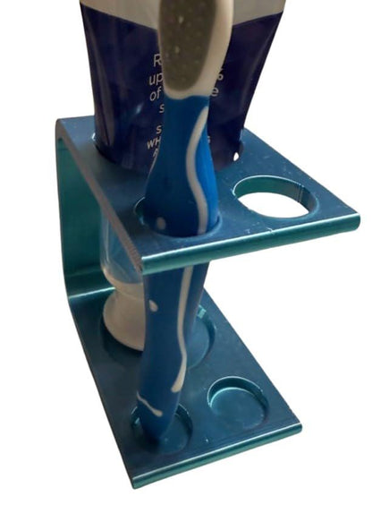 Toothbrush and Toothpaste Holder - Compact Caddy