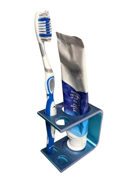 Toothbrush and Toothpaste Holder - Compact Caddy