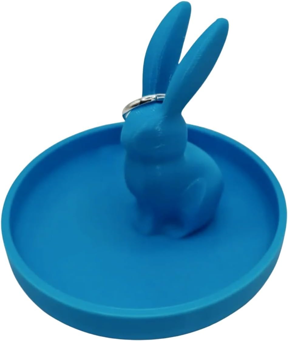 Bunny Ring Holder - Rabbit Jewelry Dish
