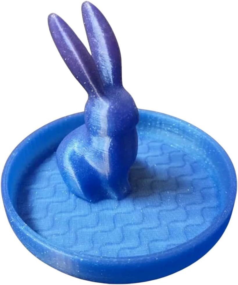 Bunny Ring Holder - Rabbit Jewelry Dish