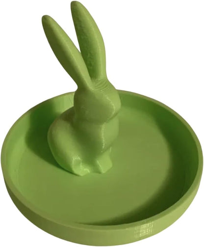 Bunny Ring Holder - Rabbit Jewelry Dish