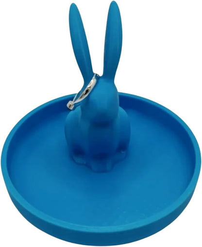 Bunny Ring Holder - Rabbit Jewelry Dish