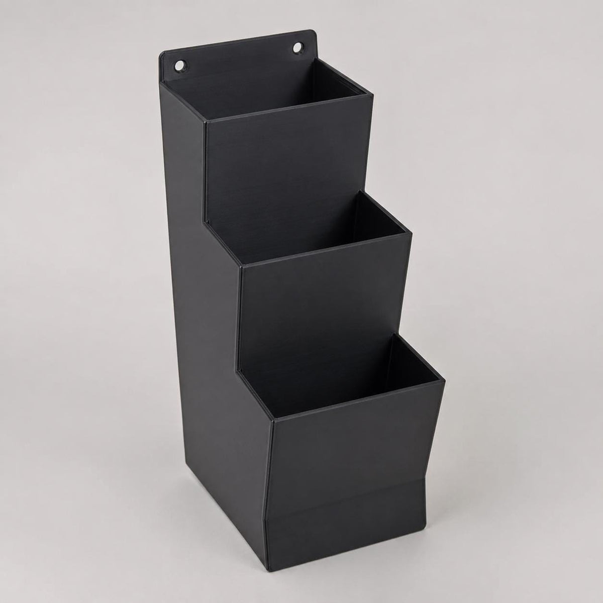 Zip Tie and Straw Wall Organizer - 3 Compartments