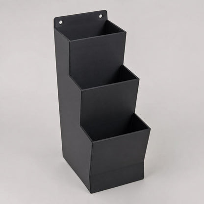 Zip Tie and Straw Wall Organizer - 3 Compartments