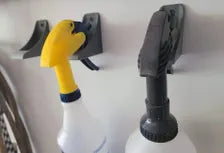 Wall-Mounted Spray Bottle Hangers - 1 to 5 Pack