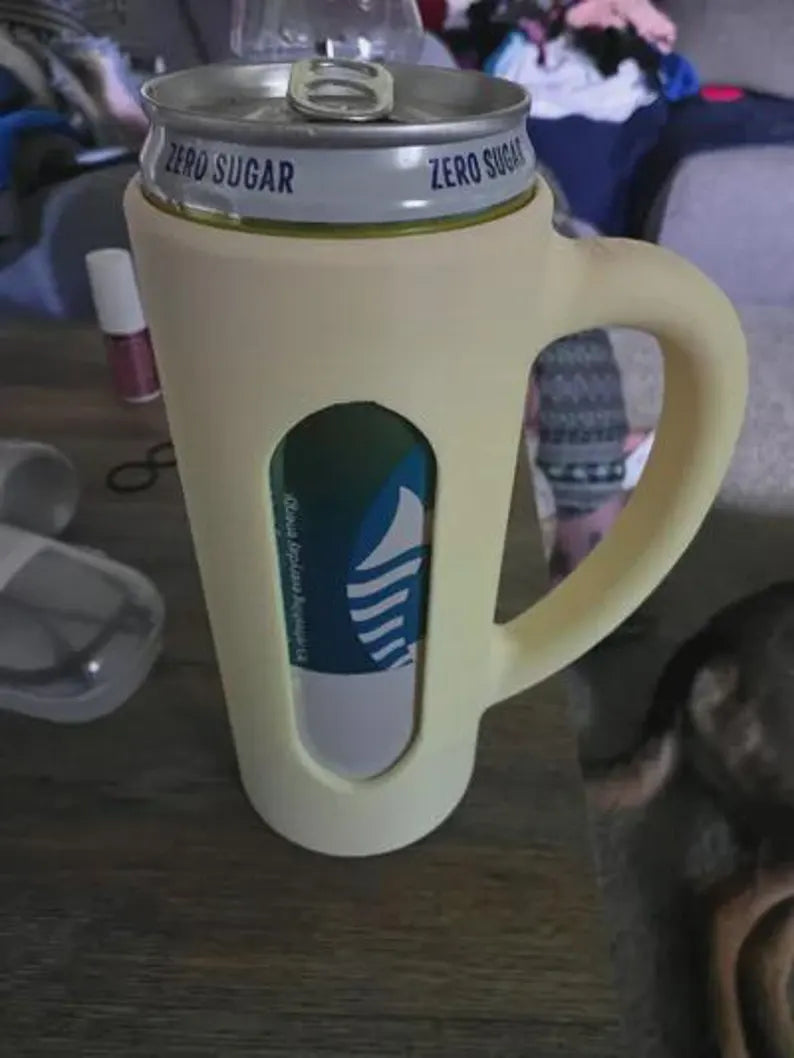 12 oz Slim Can Holder - Handled Drink Sleeve