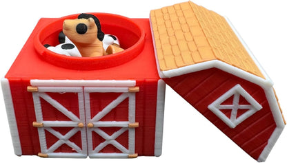 Mini Farm Animal 5-Pack - Twist-Top Barn Container
