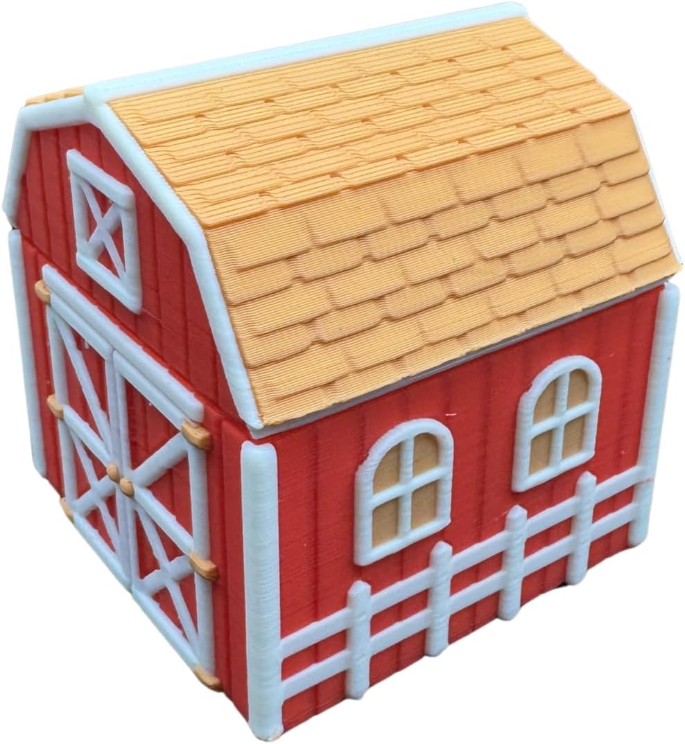 Mini Farm Animal 5-Pack - Twist-Top Barn Container