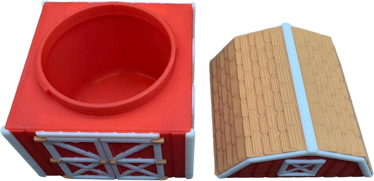 Mini Farm Animal 5-Pack - Twist-Top Barn Container