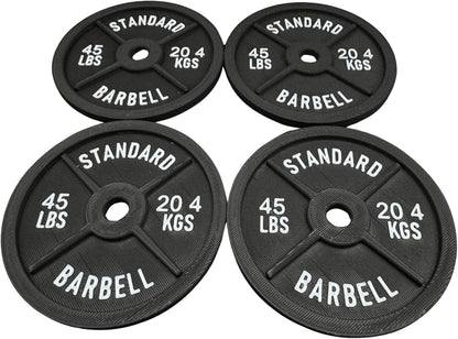 Barbell Weight Plate Coasters - 4-Inch Drink Set