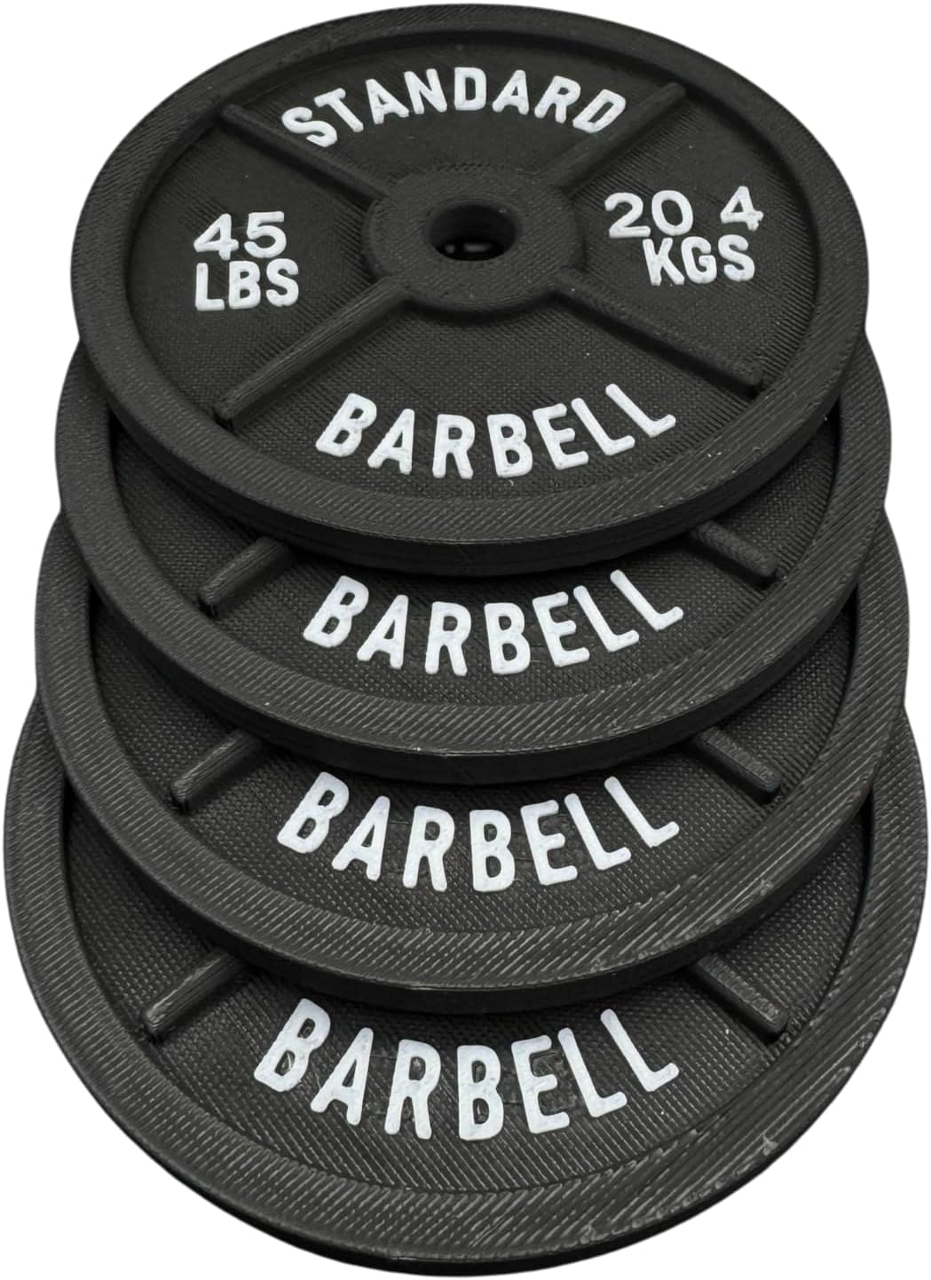 Barbell Weight Plate Coasters - 4-Inch Drink Set