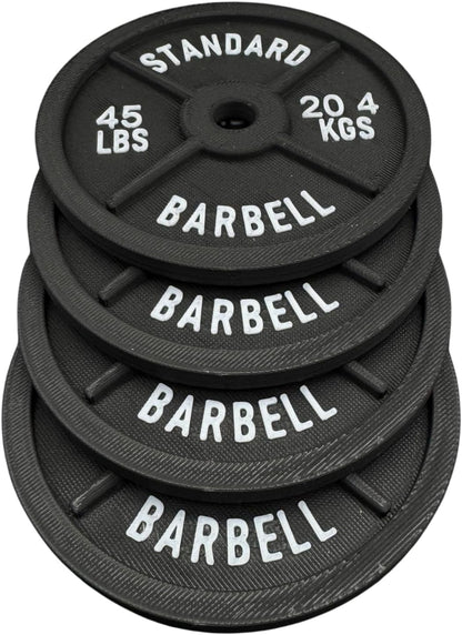 Barbell Weight Plate Coasters - 4-Inch Drink Set