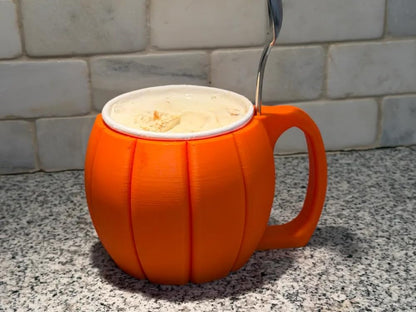 Pumpkin Ice Cream Pint Holder - Handled Sleeve