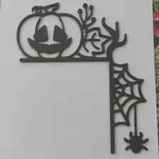 Halloween Door Corner Decoration - Spooky Frame Topper