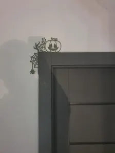 Halloween Door Corner Decoration - Spooky Frame Topper