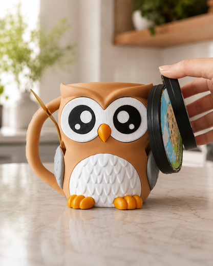 Owl Ice Cream Pint Holder - The Perfect Gift for Ice Cream Lovers