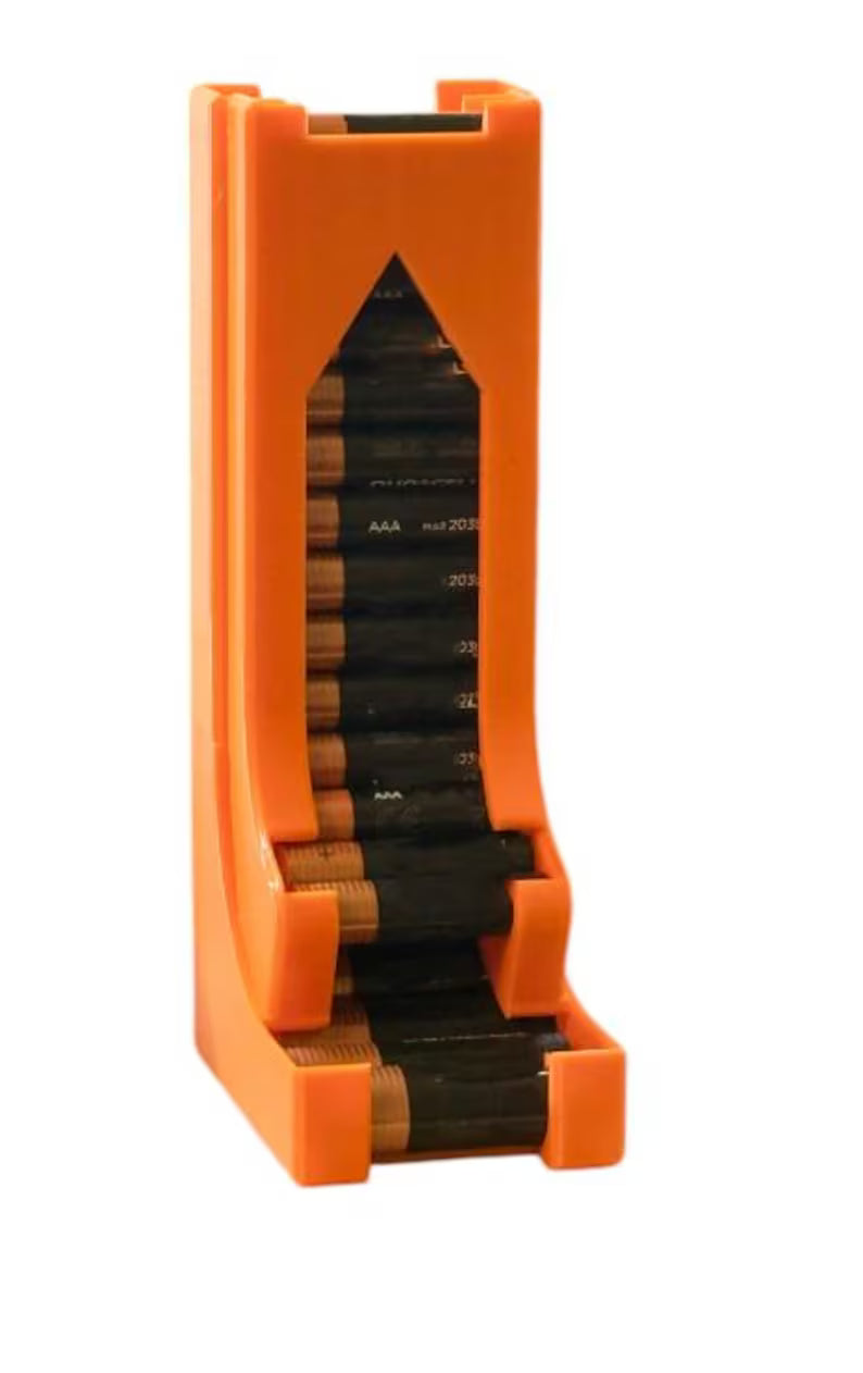 AA AAA Battery Organizer - Vertical Dispenser