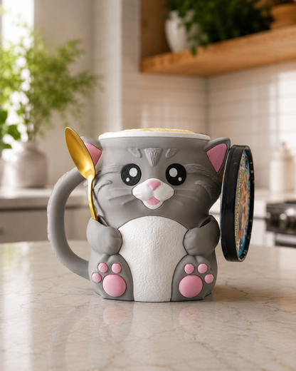 Cat Ice Cream Pint Holder - The Perfect Gift for Ice Cream Lovers