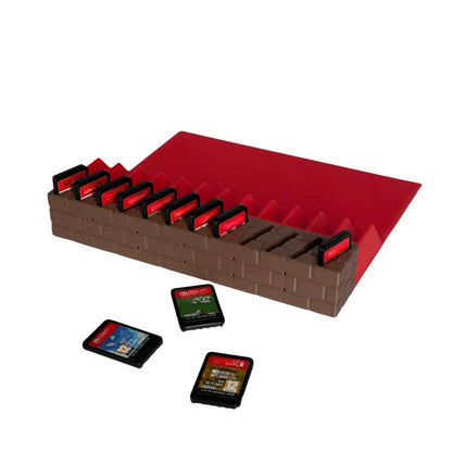 Retro Brick Switch Game Organizer - 12 Cards & 24 Cases